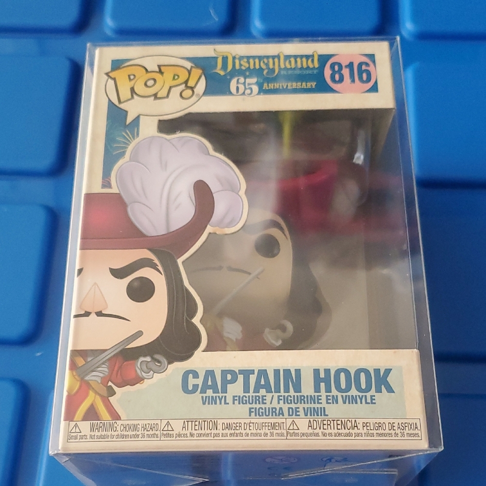 Disneyland 65th Anniversary Captain Hook #816 Funko Pop